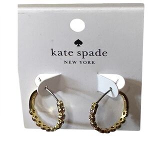 NIP Kate Spade New York Full Circle Huggies earrings. Retail $49.00